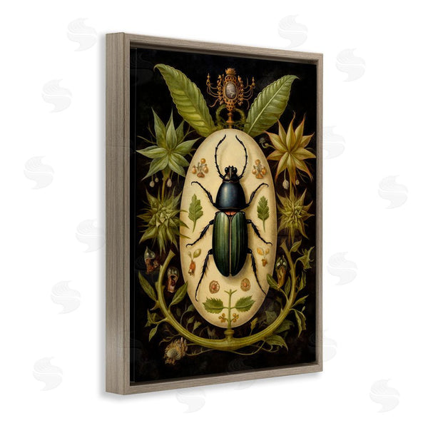 Stupell Industries The Dutch Lady | Vintage Beetle & Botanicals Wall Art