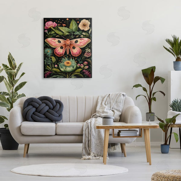 Stupell Industries The Dutch Lady | Vintage Botanical Moth Wall Art