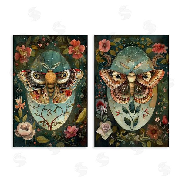 stupell industries The Dutch Lady | Vintage Victorian Folk Moths