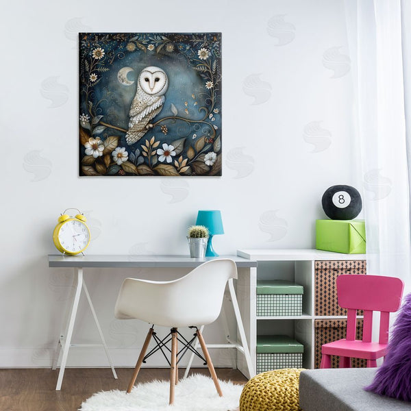 Stupell Industries The Dutch Lady | White Owl Forest Scene Wall Art