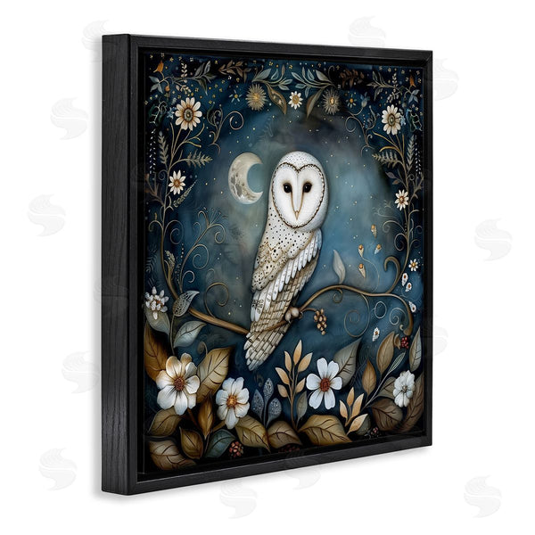 Stupell Industries The Dutch Lady | White Owl Forest Scene Wall Art