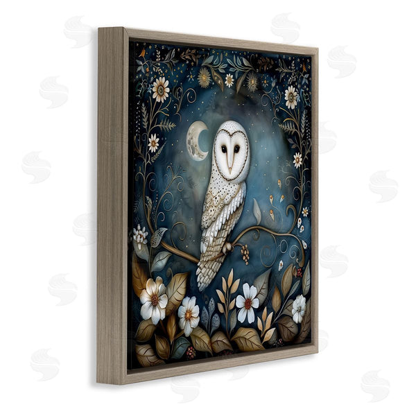 Stupell Industries The Dutch Lady | White Owl Forest Scene Wall Art