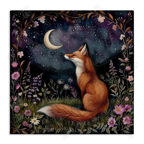 stupell industries The Dutch Lady | Woodland Fox Night Forest Wall Art