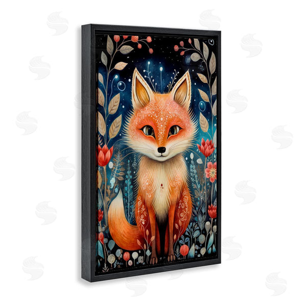 Stupell Industries The Dutch Lady | Woodland Pattern Fox