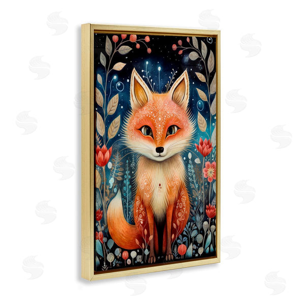 Stupell Industries The Dutch Lady | Woodland Pattern Fox