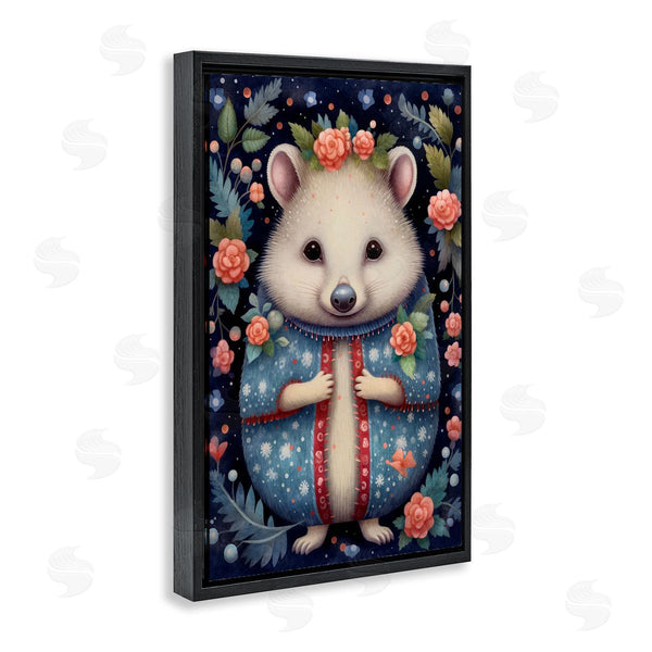 Stupell Industries The Dutch Lady | Woodland Pattern Hedgehog