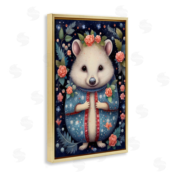 Stupell Industries The Dutch Lady | Woodland Pattern Hedgehog