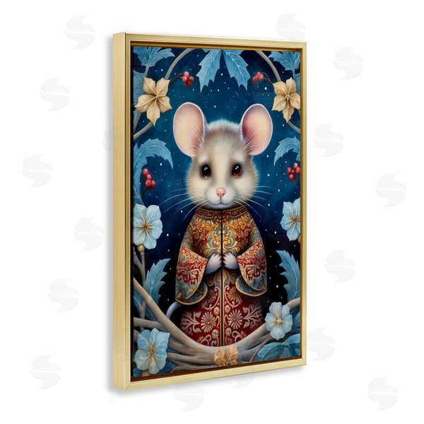 Stupell Industries The Dutch Lady | Woodland Pattern Mouse