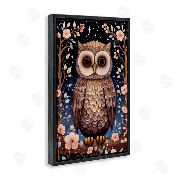 Stupell Industries The Dutch Lady | Woodland Pattern Owl