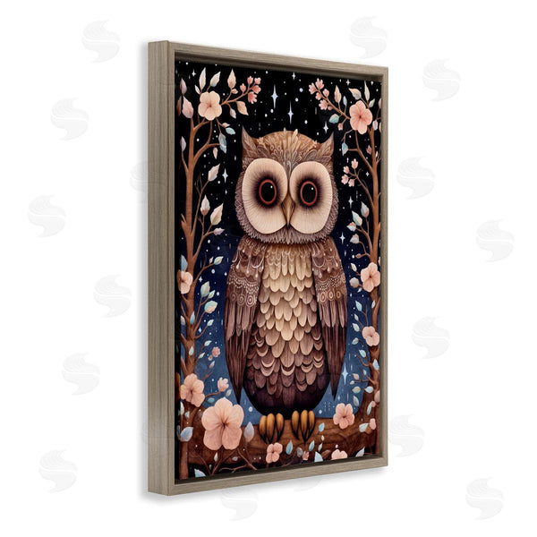 Stupell Industries The Dutch Lady | Woodland Pattern Owl