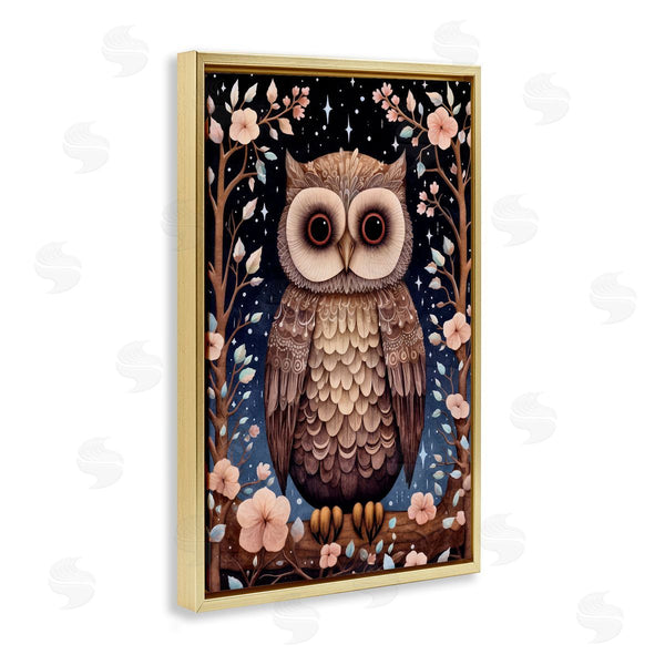 Stupell Industries The Dutch Lady | Woodland Pattern Owl