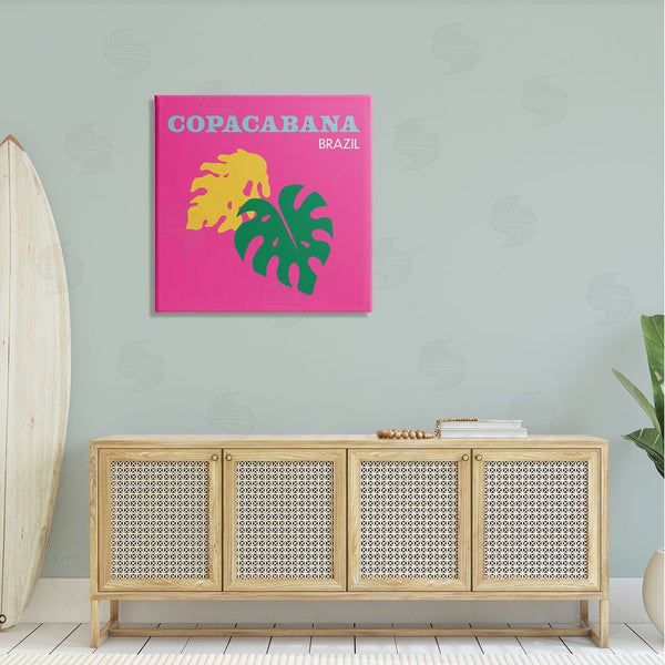 Stupell Industries The Saturday Evening Post | Bold Copacabana Plant Leaves Wall Art