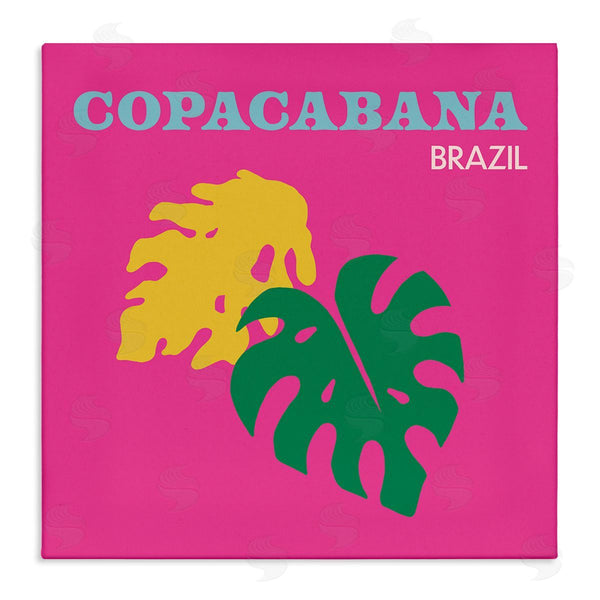 stupell industries The Saturday Evening Post | Bold Copacabana Plant Leaves Wall Art