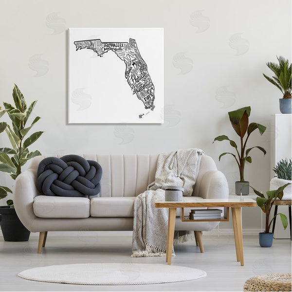 Stupell Industries The Saturday Evening Post | Florida State Typography Cities Wall Art