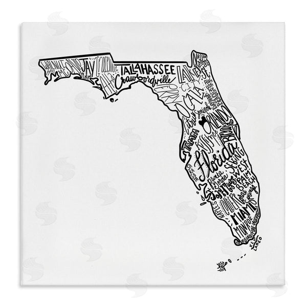 stupell industries The Saturday Evening Post | Florida State Typography Cities Wall Art