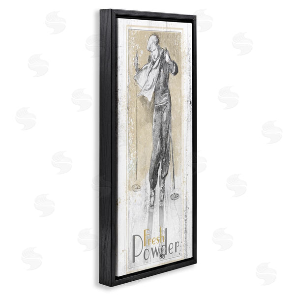 Stupell Industries The Saturday Evening Post | Fresh Powder Vintage Skiing Wall Art