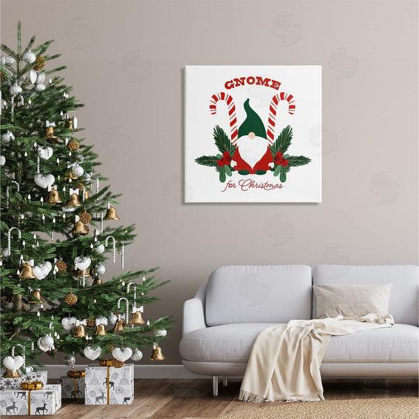 Stupell Industries The Saturday Evening Post | Gnome For Christmas Candy Canes Wall Art