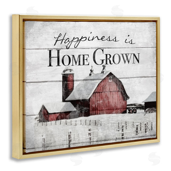 Stupell Industries The Saturday Evening Post | Happiness Is Home Grown Farm Rustic