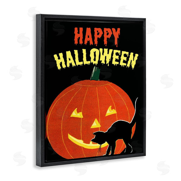 Stupell Industries The Saturday Evening Post | Happy Halloween Jack-o-Lantern Wall Art