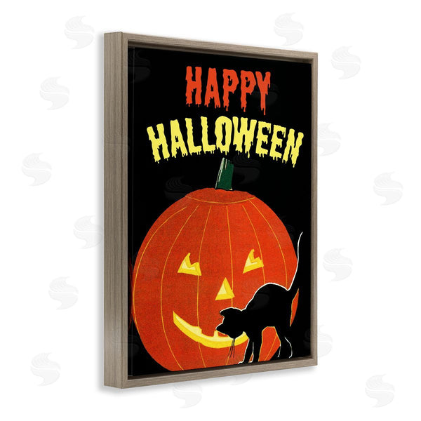 Stupell Industries The Saturday Evening Post | Happy Halloween Jack-o-Lantern Wall Art