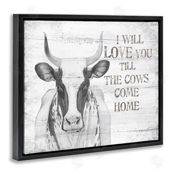 Stupell Industries The Saturday Evening Post | Love Till The Cows Come Home