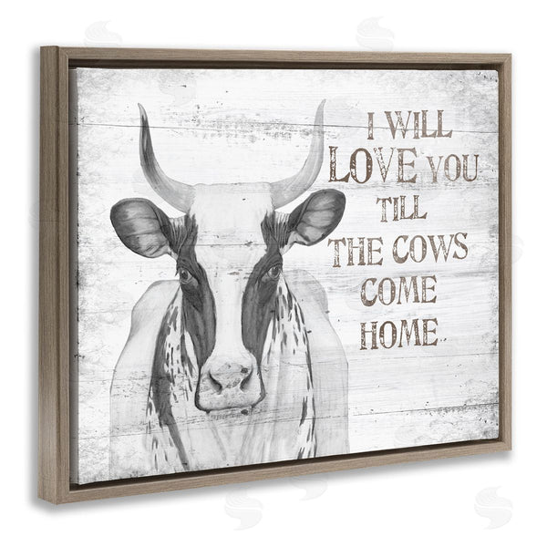 Stupell Industries The Saturday Evening Post | Love Till The Cows Come Home