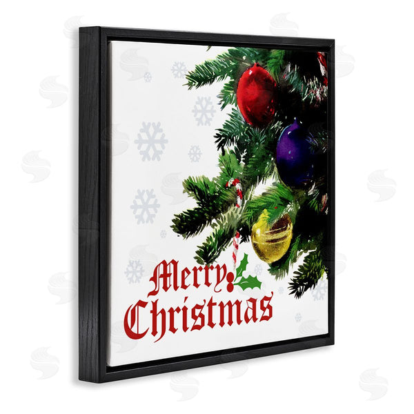 Stupell Industries The Saturday Evening Post | Merry Christmas Snowflake Pattern Wall Art