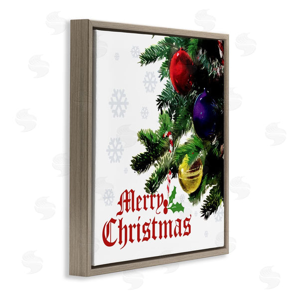 Stupell Industries The Saturday Evening Post | Merry Christmas Snowflake Pattern Wall Art