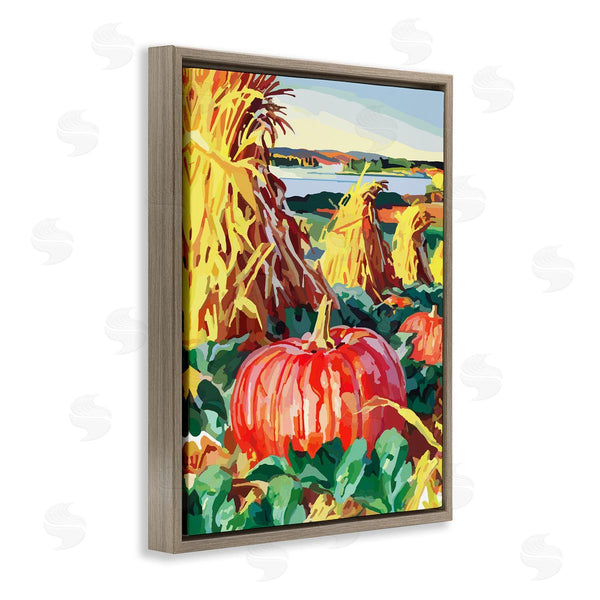 Stupell Industries The Saturday Evening Post | Pumpkin Patch Autumn Landscape