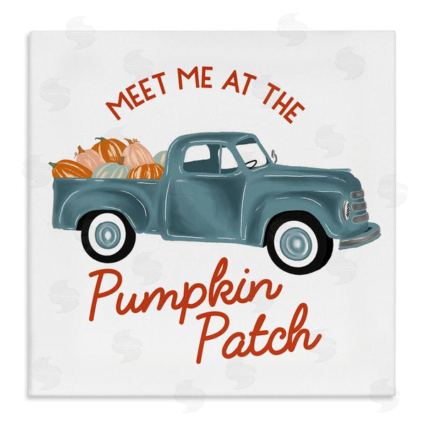stupell industries The Saturday Evening Post | Seasonal Meet Me Pumpkin Patch Wall Art