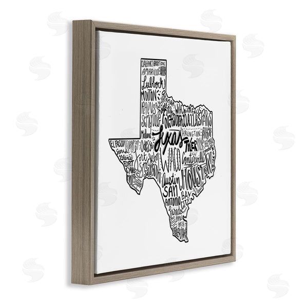 Stupell Industries The Saturday Evening Post | Texas State Typography Wall Art