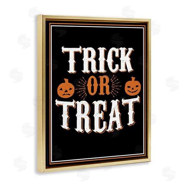 Stupell Industries The Saturday Evening Post | Trick Or Treat Holiday Word