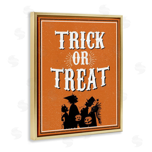 Stupell Industries The Saturday Evening Post | Trick Or Treat Orange White