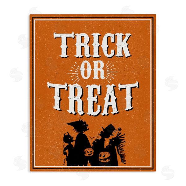 stupell industries The Saturday Evening Post | Trick Or Treat Orange White