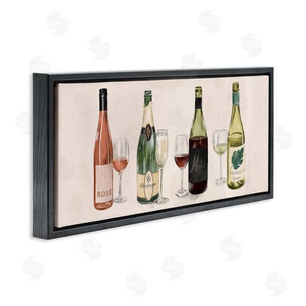 Stupell Industries The Saturday Evening Post | Various Wine & Champagne Bottles Wall Art