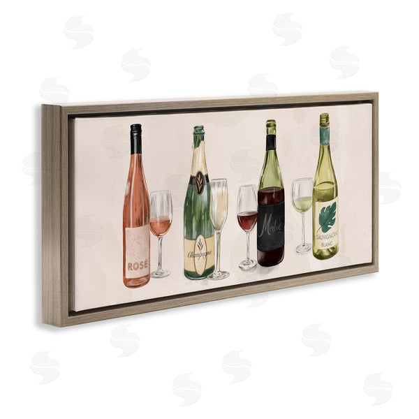 Stupell Industries The Saturday Evening Post | Various Wine & Champagne Bottles Wall Art