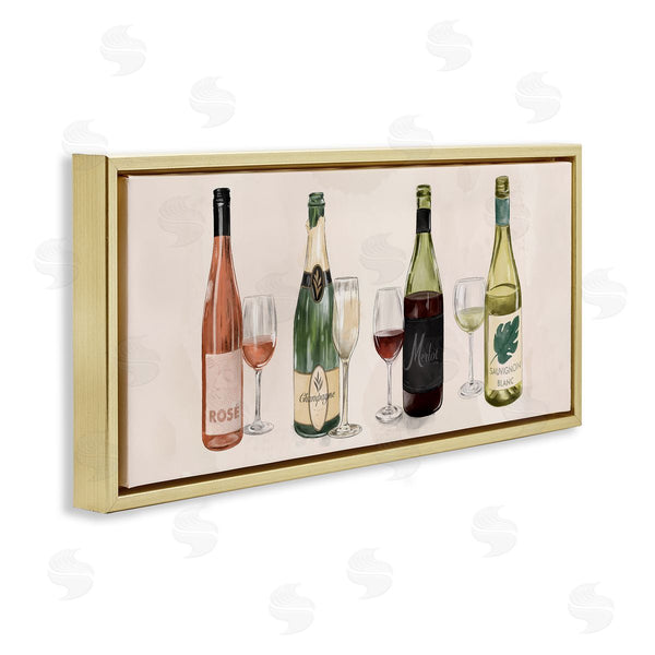 Stupell Industries The Saturday Evening Post | Various Wine & Champagne Bottles Wall Art