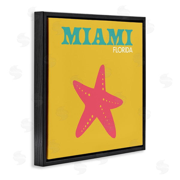 Stupell Industries The Saturday Evening Post | Vivid Miami Starfish Silhouette Wall Art