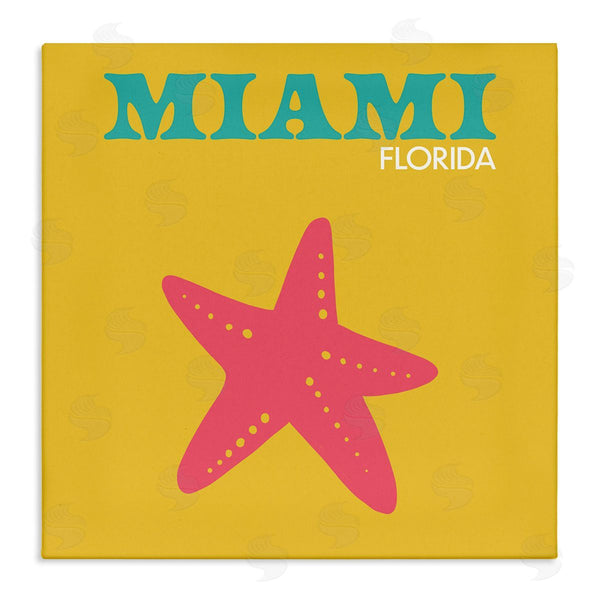 stupell industries The Saturday Evening Post | Vivid Miami Starfish Silhouette Wall Art