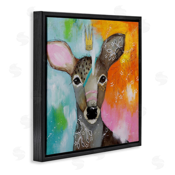 Stupell Industries The Secret Hermit | Abstract Deer Mystical Forest Animal Wall Art