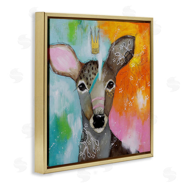 Stupell Industries The Secret Hermit | Abstract Deer Mystical Forest Animal Wall Art