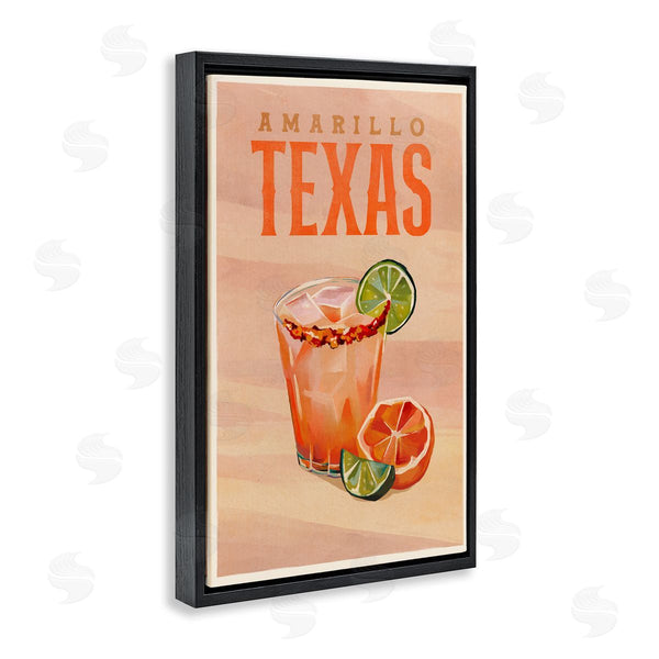 Stupell Industries The Whiskey Ginger | Amarillo Texas Cocktail Wall Art
