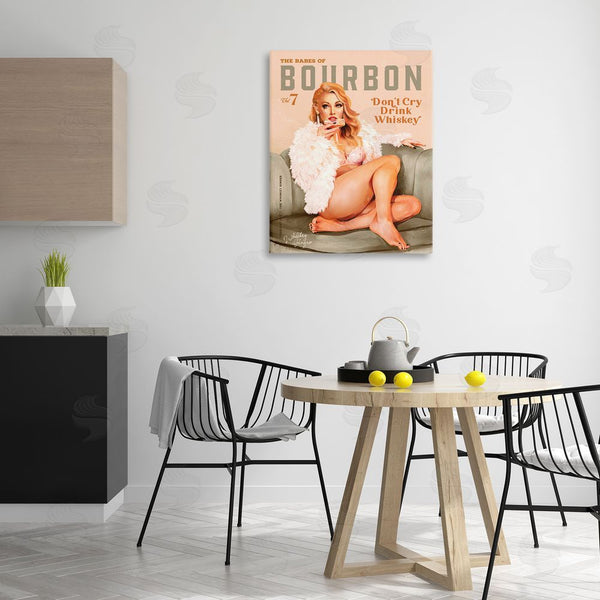 Stupell Industries The Whiskey Ginger | Babes Of Bourbon Girl Wall Art