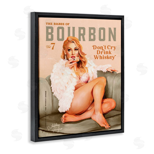 Stupell Industries The Whiskey Ginger | Babes Of Bourbon Girl Wall Art