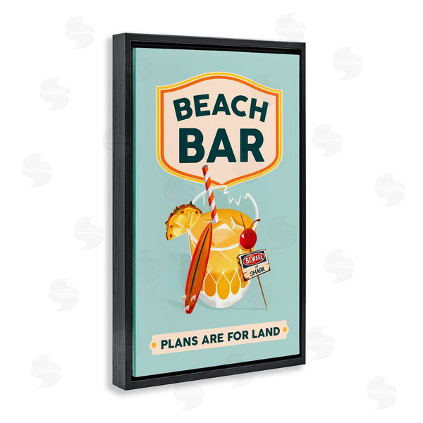 Stupell Industries The Whiskey Ginger | Beach Bar Cocktail Wall Art