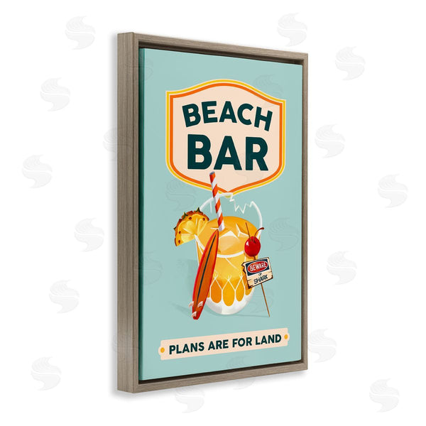 Stupell Industries The Whiskey Ginger | Beach Bar Cocktail Wall Art