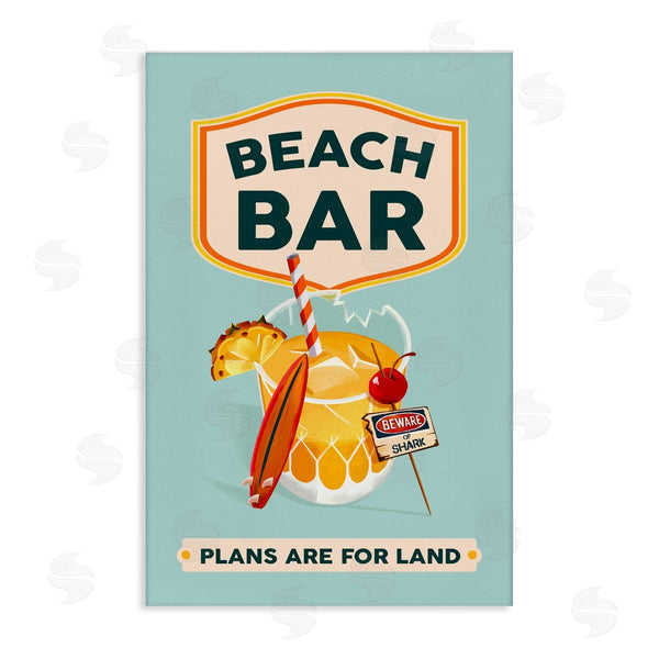 stupell industries The Whiskey Ginger | Beach Bar Cocktail Wall Art
