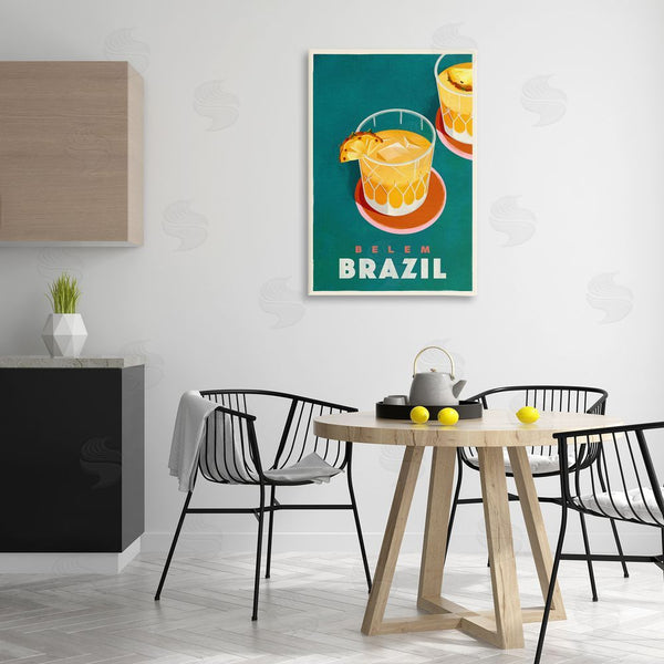 Stupell Industries The Whiskey Ginger | Belem Brazil Cocktail Wall Art