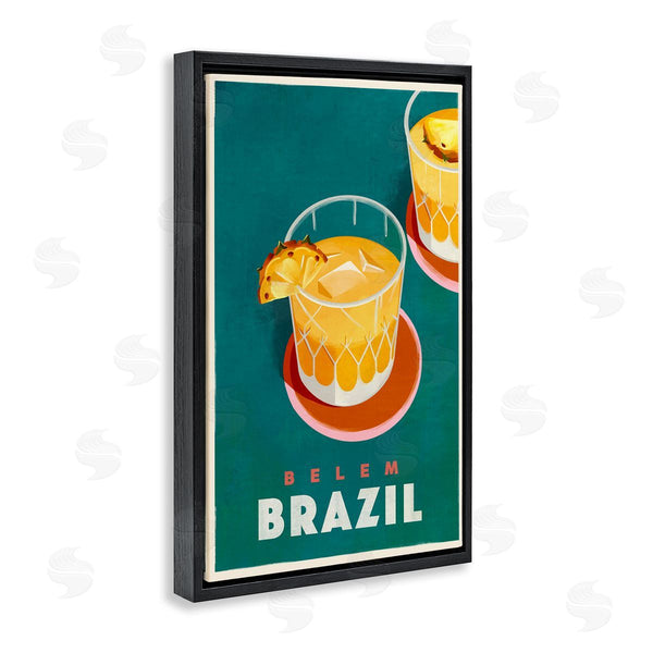 Stupell Industries The Whiskey Ginger | Belem Brazil Cocktail Wall Art