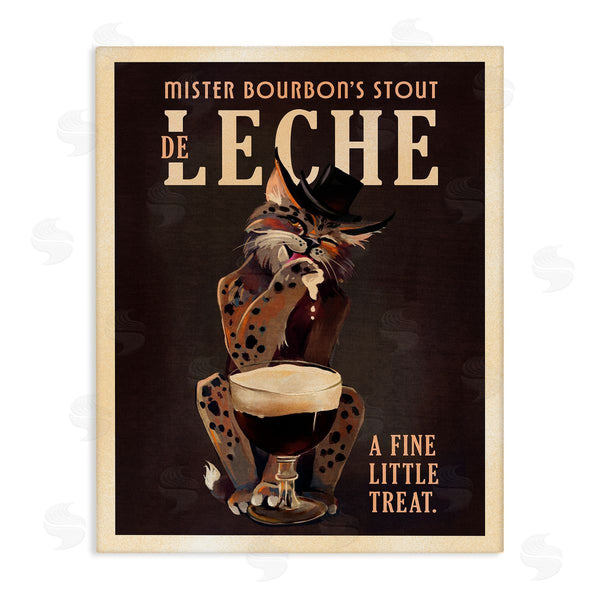 stupell industries The Whiskey Ginger | Bourbon De Leche Stout Wall Art